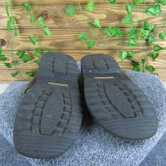 Rockport Men's Fisherman Brown Leather Size 12 Medium Used 2025 - Picture 7 of 7